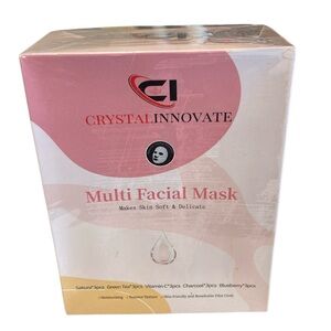 15 Facial Masks Sakura Green Tea Vitamin C Charcoal Blueberry Crystal Innovate